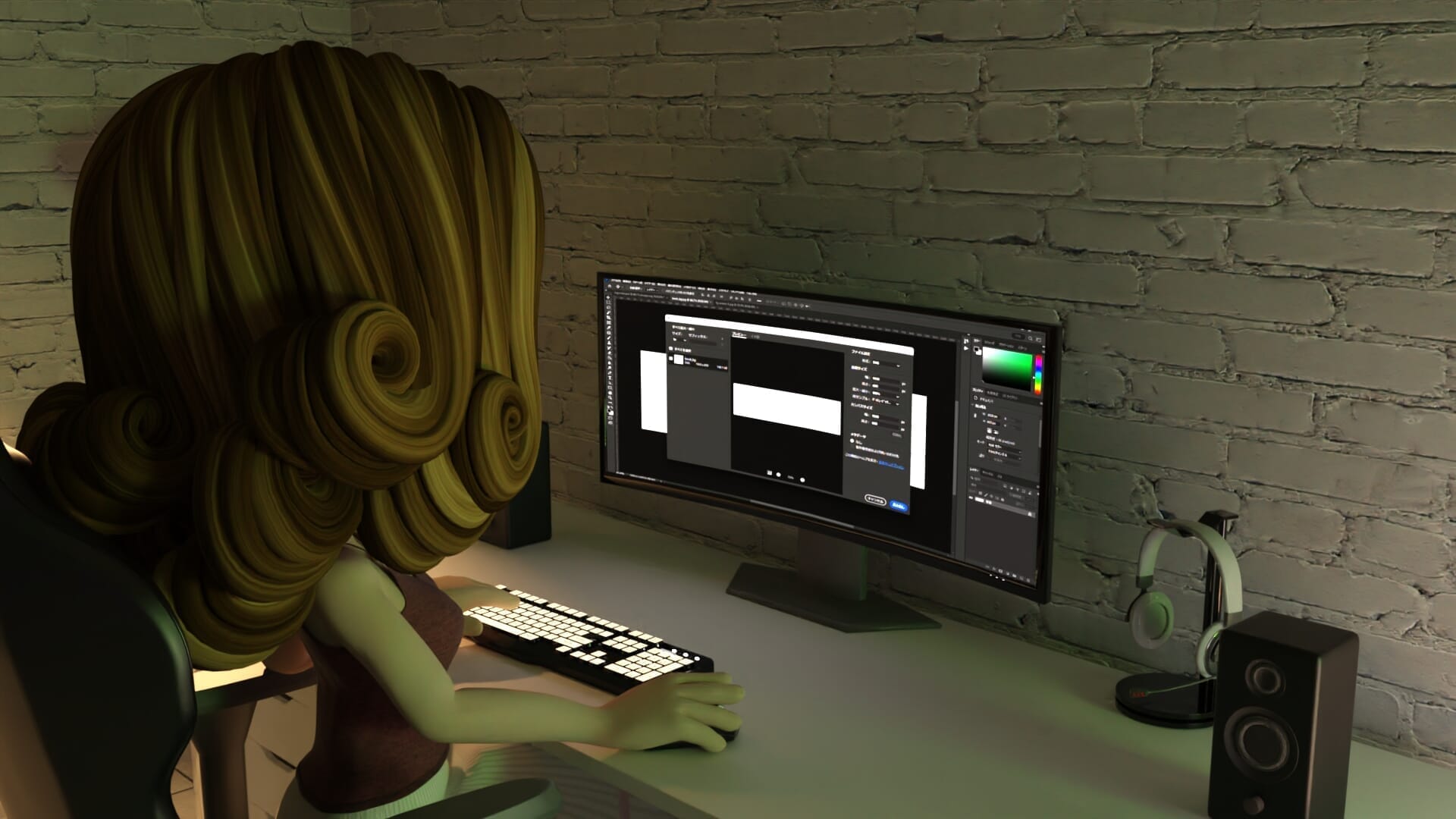 Adobe Photoshop 2022以降の書き出し形式でSVGを作成する方法