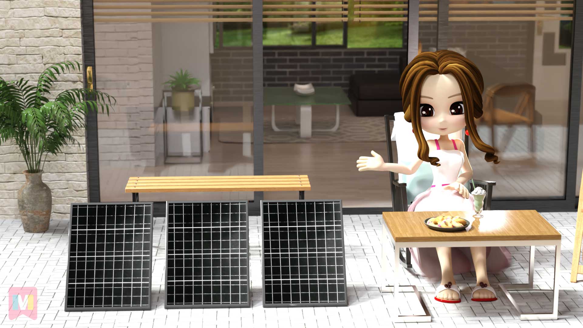 値上がりする電気料金対策にソーラーパネル